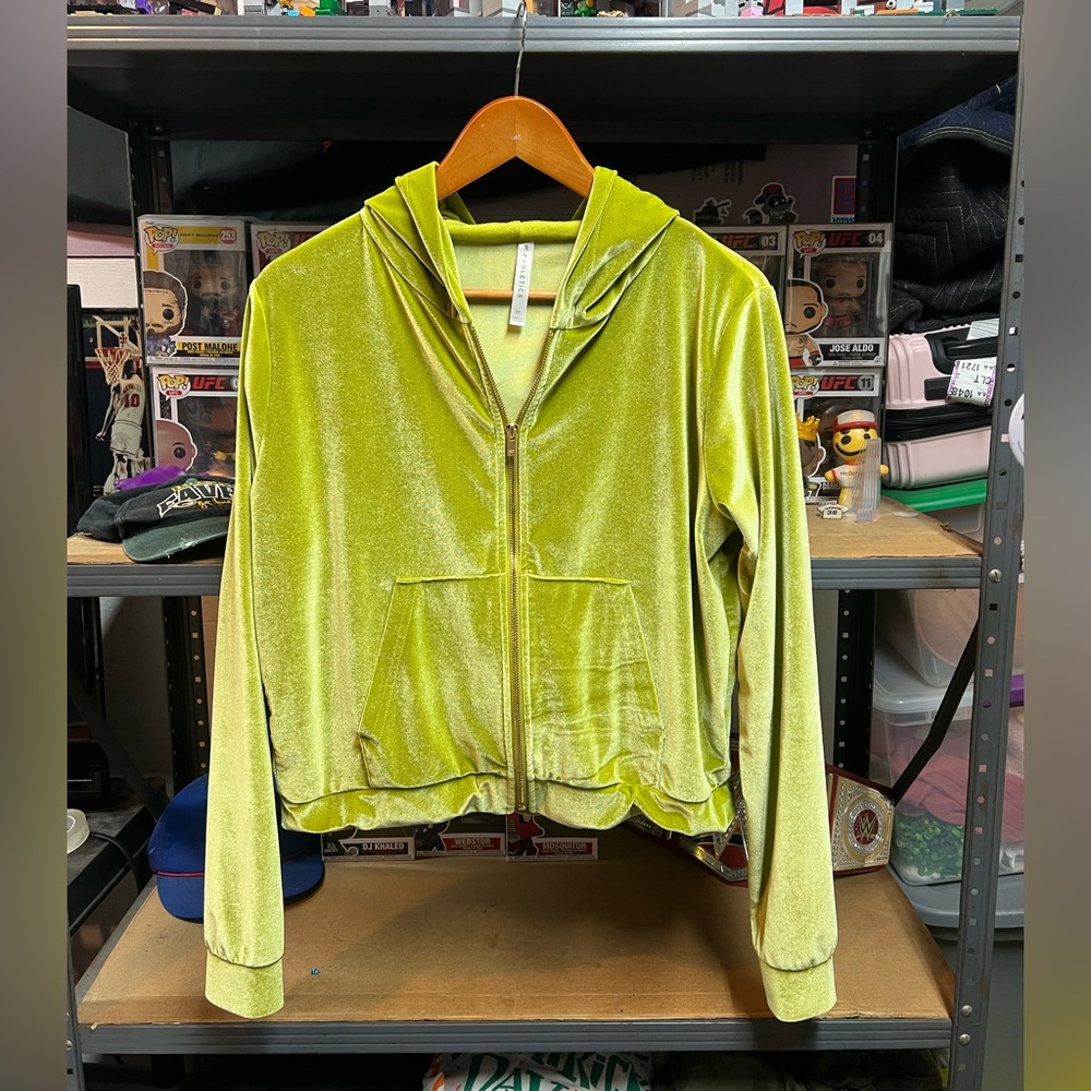 Fabletics Donna Velour Zip Up Hoodie